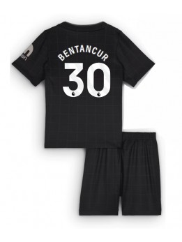 Tottenham Hotspur Rodrigo Bentancur #30 Replika Borta Kläder Barn 2025-26 Kortärmad (+ byxor)